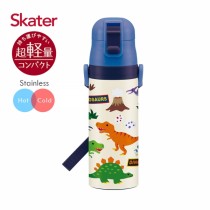 (現貨)❤️ㄚ比小鼻❤️◆原廠授權公司貨◆ Skater不鏽鋼直飲保溫水壺(470ml) 恐龍